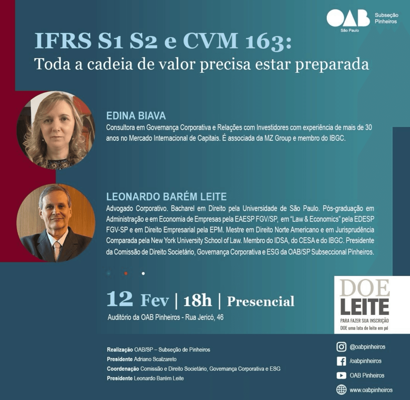 IFRS S1 S2 e CVM 163: Toda a cadeia de valor precisa estar preparada