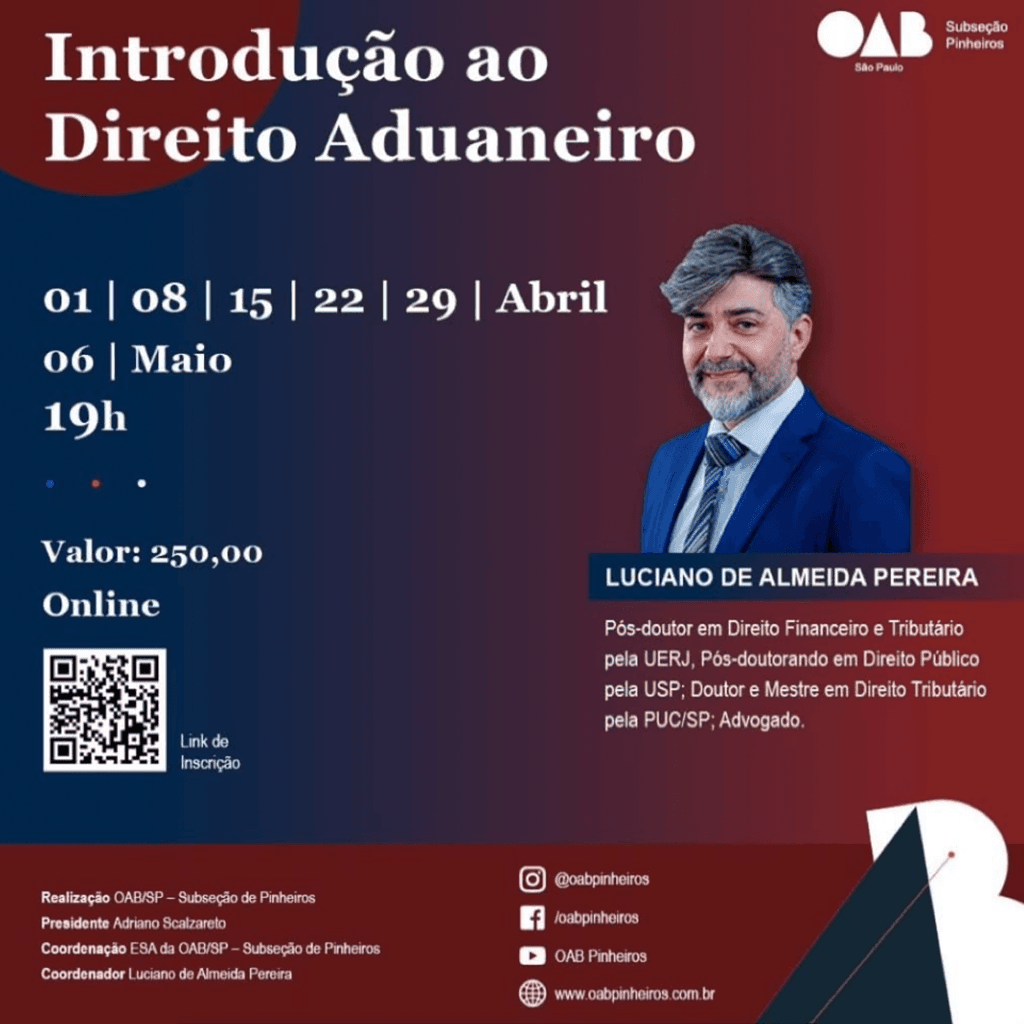 📙 ESA Pinheiros: Introdução ao Direito Aduaneiro